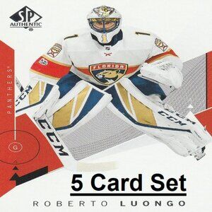 Roberto Luongo Hockey Card Collection